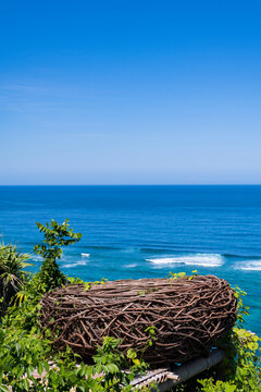 バリ島の写真スポット‐青い海と鳥の巣