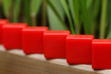 Kostki kafelki czerwone © Seance_Photo_Sylwia