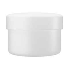 Realistic plastic bottle for cosmetic. Layout template. 3d illustration. Mockup