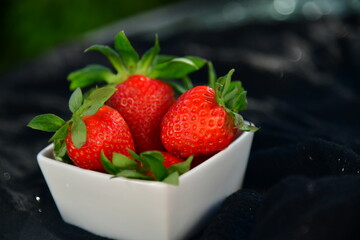 Leckere gesunde Erdbeeren