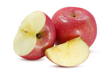 Apple fruits isolated on white background