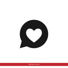 Heart, love, like, valentine icon vector
