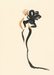 Modeillustration. Aquarellmalerei © Anna Ismagilova