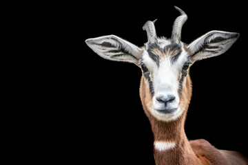 a black and white Gazelle