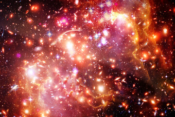 Obraz na płótnie Canvas Galaxy, nebula and gas. The elements of this image furnished by NASA.