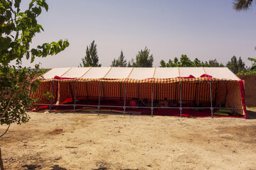 A large tent for country celebrations