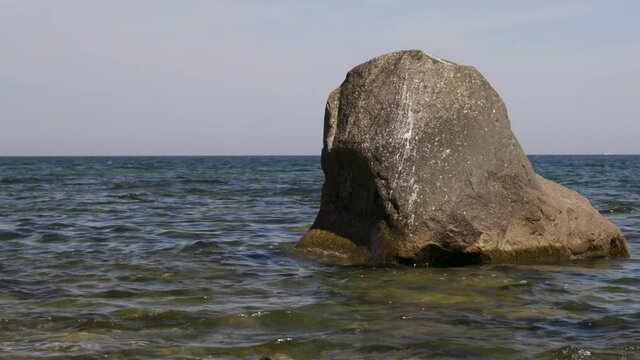 Chalk Cliffs on Ruegen R&uuml;gen in Germany, Mecklemburg Vorpommern on a beautiful sunny day. Vacation in Europe.