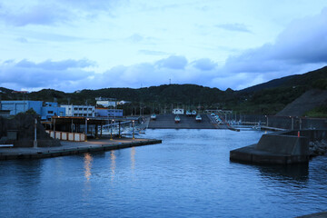 Fototapeta na wymiar Fishermans port