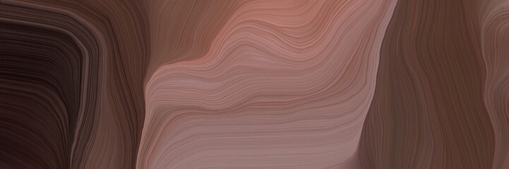 inconspicuous elegant modern curvy waves background design with old mauve, antique fuchsia and pastel brown color