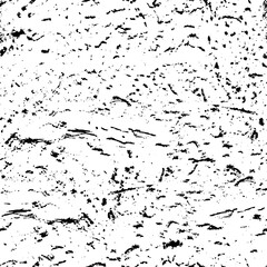 Seamless recycled speckled paper background. Black and white grunge texture.