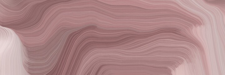 unobtrusive header with elegant curvy background illustration with rosy brown, pastel gray and pastel brown color