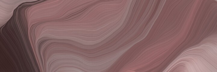 inconspicuous elegant modern soft swirl waves background design with pastel brown, very dark violet and rosy brown color