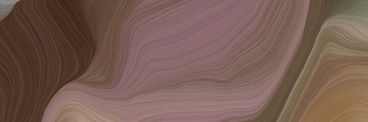 unobtrusive colorful modern soft swirl waves background illustration with pastel brown, very dark pink and old mauve color