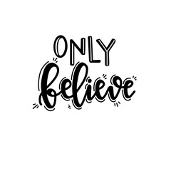 New life in christ Christian quotes hand drawn typography poster or cards. Conceptual handwritten phrase. Vector illustration