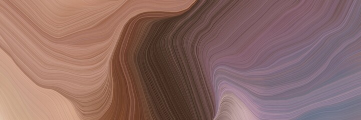inconspicuous elegant curvy background illustration with pastel brown, rosy brown and old mauve color