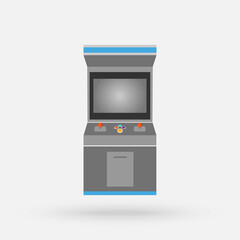 game machine. Simple modern icon design illustration.