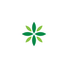 Leaf or Flower logo / icon design