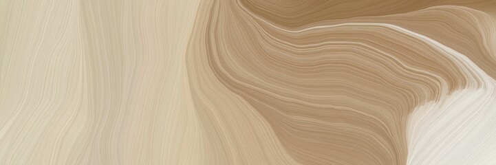 unobtrusive header with colorful modern soft swirl waves background illustration with tan, light gray and pastel brown color
