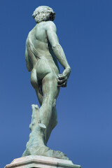 Copy of Michelangelo's David in Piazzale Michelangelo, Florence, Italy