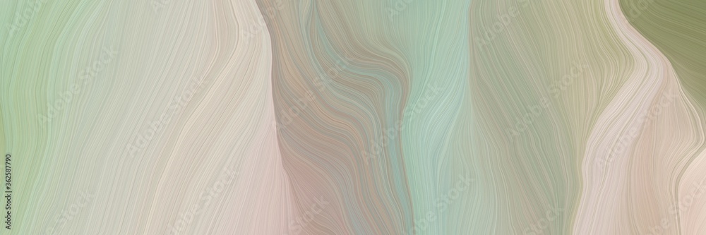 Poster inconspicuous elegant modern waves background design with ash gray, gray gray and light gray color