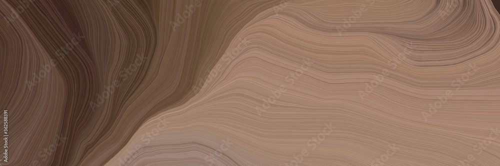 Poster unobtrusive colorful modern soft curvy waves background design with gray gray, very dark violet and 