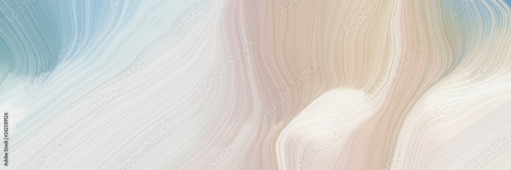 Poster unobtrusive colorful modern soft curvy waves background illustration with light gray, dark gray and 