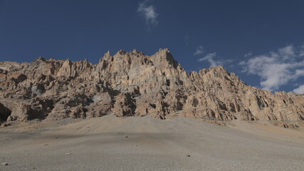 mountain landscape with blue sky