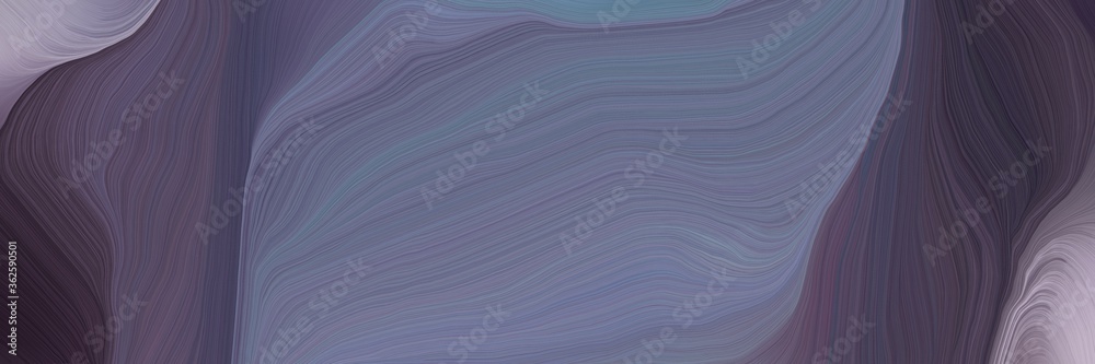 Aufkleber inconspicuous colorful smooth swirl waves background design with dim gray, very dark violet and past