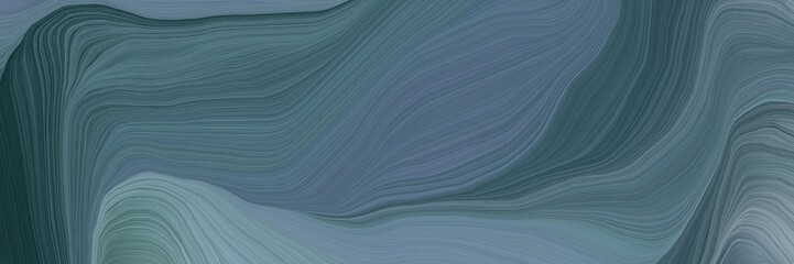 inconspicuous colorful curvy background illustration with teal blue, very dark blue and light slate gray color