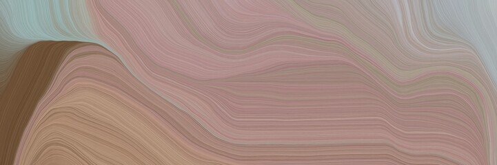 unobtrusive colorful smooth swirl waves background illustration with rosy brown, old mauve and dark gray color