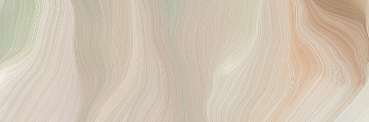 unobtrusive elegant modern soft curvy waves background illustration with pastel gray, rosy brown and tan color
