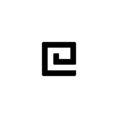 Letter E logo / icon design