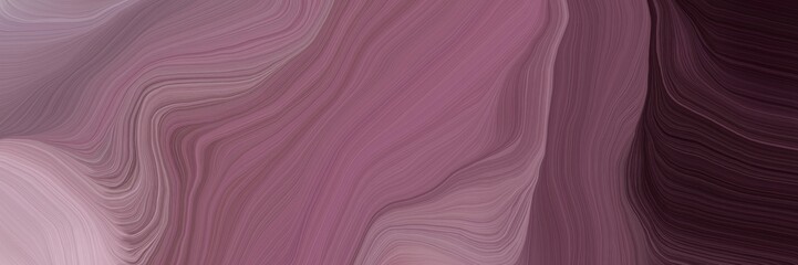 Fototapeta na wymiar inconspicuous colorful smooth swirl waves background illustration with antique fuchsia, very dark pink and pastel purple color