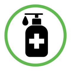 Use gel antiseptic icon