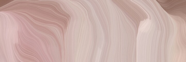 unobtrusive header with elegant smooth swirl waves background illustration with silver, pastel brown and light gray color