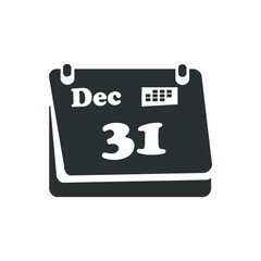 Calendar date icon