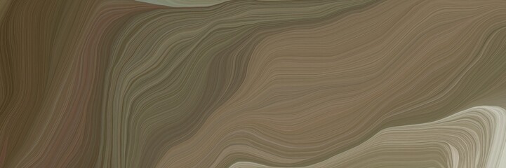 unobtrusive elegant abstract waves design with pastel brown, ash gray and gray gray color