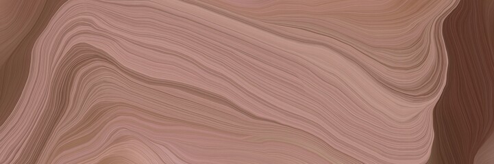 inconspicuous colorful modern soft swirl waves background illustration with rosy brown, old mauve and pastel brown color