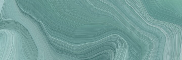 unobtrusive header with colorful modern soft curvy waves background illustration with cadet blue, pastel blue and ash gray color
