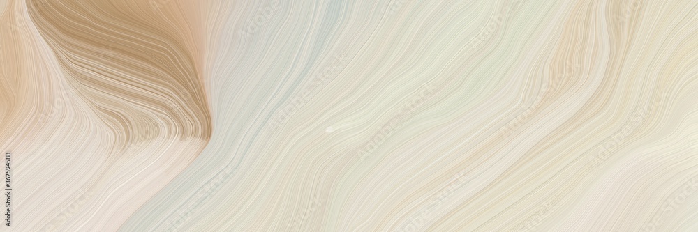 Aufkleber unobtrusive header with colorful curvy background design with light gray, rosy brown and tan color