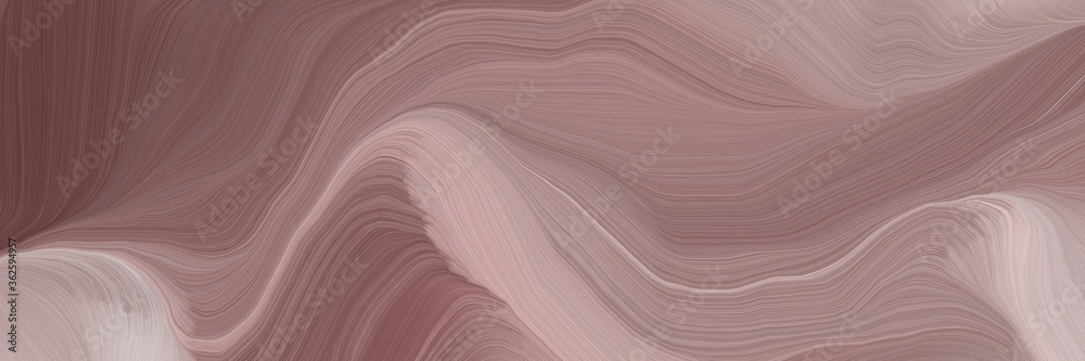 Aufkleber inconspicuous banner with colorful modern waves background design with gray gray, silver and old mauve color