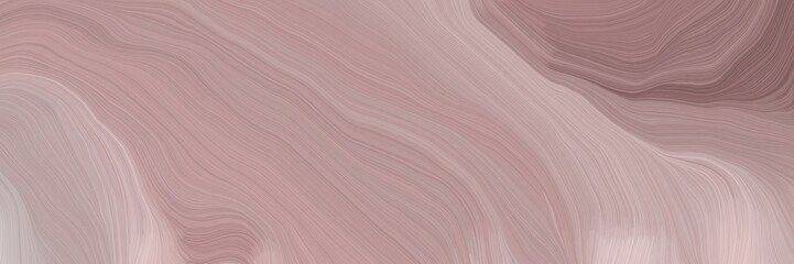unobtrusive colorful modern curvy waves background illustration with rosy brown, pastel brown and pastel gray color