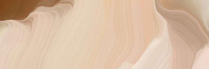 inconspicuous colorful contemporary waves illustration with pastel gray, baby pink and brown color