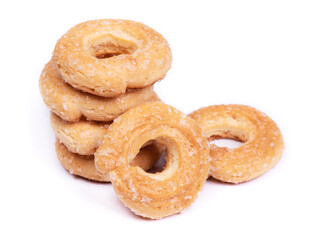 Group of dried donuts