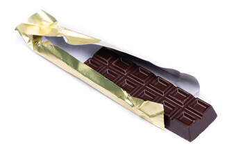 Thick long bar of chocolate