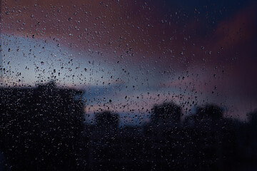 Raindrops on the window