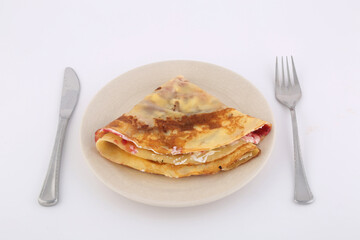 strawberries creppes