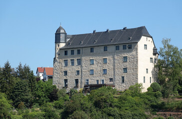 Fototapeta na wymiar Burg Schadec in Runkel