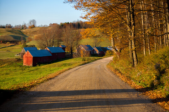 The Jenny farm near Woodstock, Vermont.  The most photographed farm in New England.