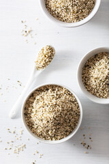 hulled hemp seeds, healthy superfood supplement